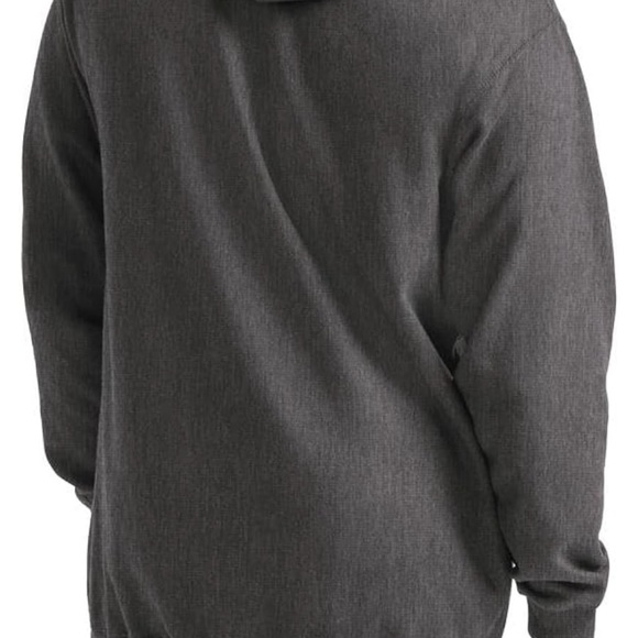 CHAMPION NEW Men's Powerblend Script Logo Hoodie Sweatshirt Grey Medium - Picture 5 of 8